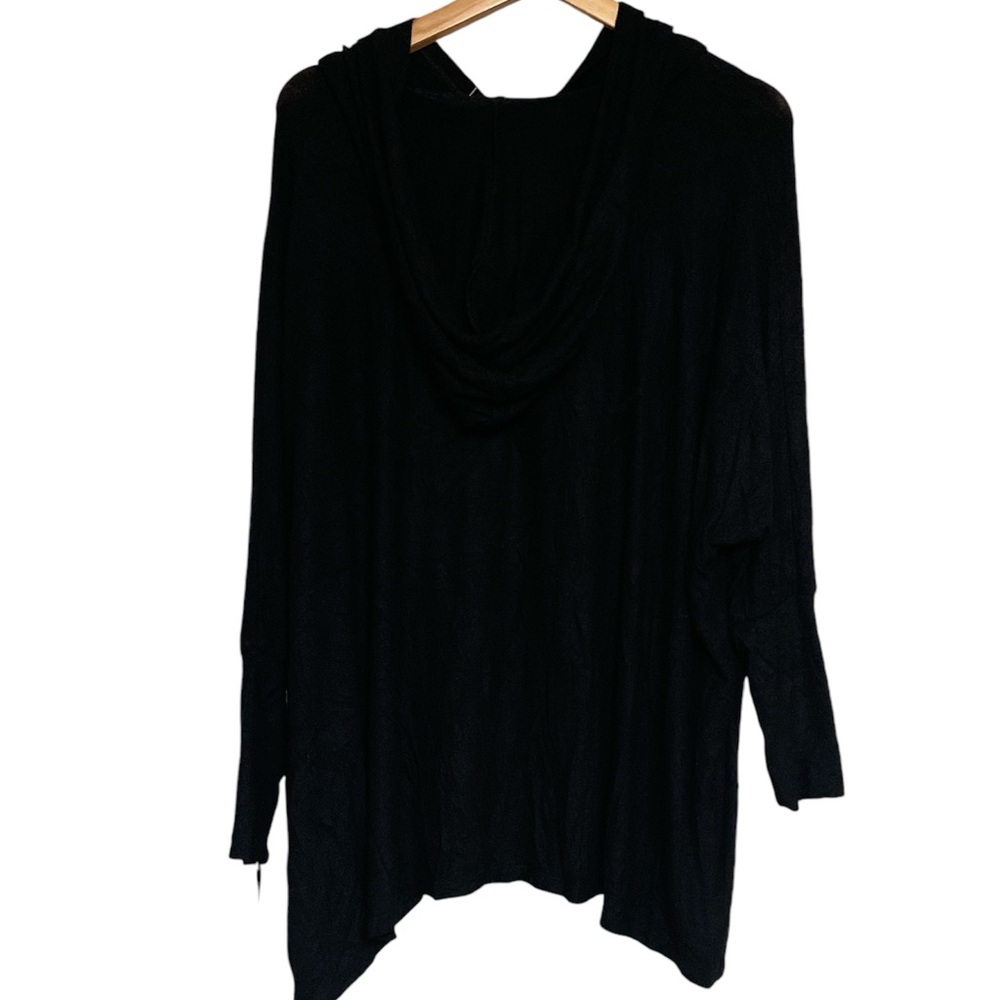 Lauren Moshi Crystal Glam Hoodie in Black - Picture 3 of 10